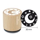 Woodies Rubber Stamp - Let's Celebrate