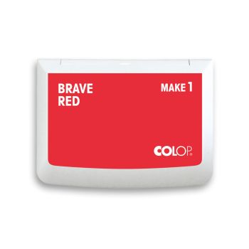 COLOP MICRO-MAKE 1 Ink Pad - brave red