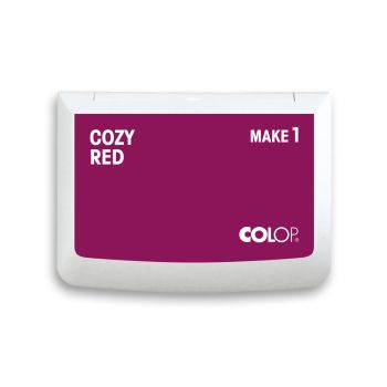 COLOP MICRO-MAKE 1 Ink Pad - cozy red