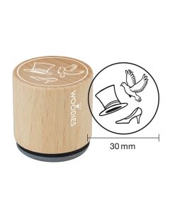 Woodies Rubber Stamp - Thank you
