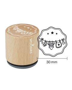 Woodies Rubber Stamp - We're Engaged
