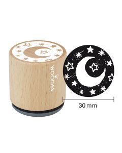 Woodies Rubber Stamp - Let's Celebrate