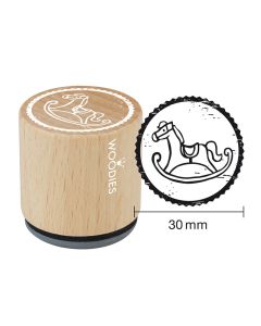 Woodies Rubber Stamp - Invitation Join Our Party