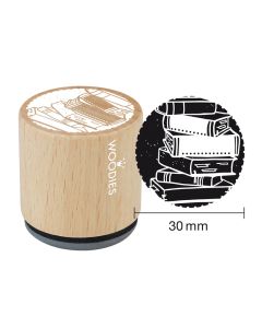 Woodies Rubber Stamp - You Are Invited