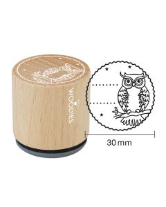 Woodies Rubber Stamp - Invitation
